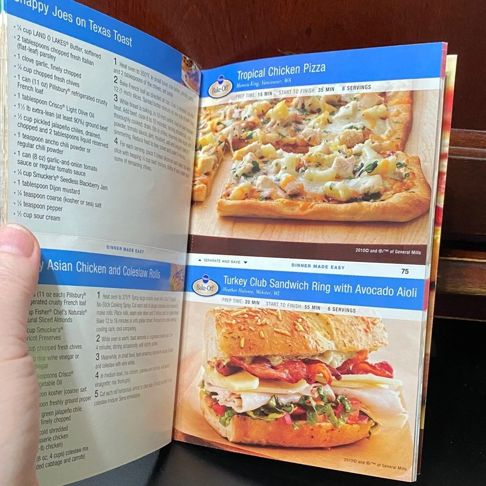 Pillsbury magazine cookbooks set of four Recipe Book Collection
